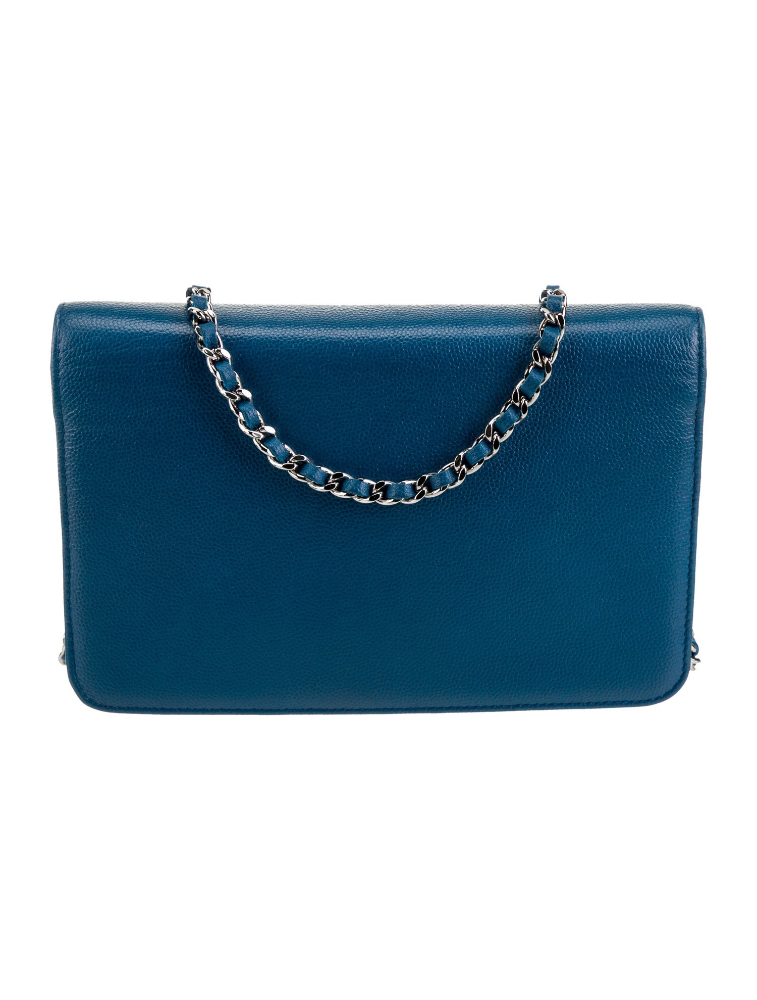 Chanel Brilliant Sevruga Wallet On Chain